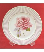 Laura Ashley Home Celia Semi-Bone China Dessert Plate White Pink Lilac G... - £6.18 GBP