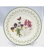 Gibson RARE everyday pansy butterfly green rim 7 5/8” plate Replacement ... - £4.67 GBP