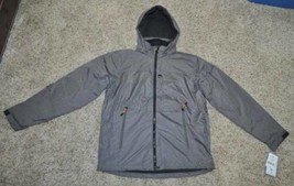 Mens Jacket Hooded Weather Resistant UPF50 Gray Hemisphere Tracker Winte... - £61.95 GBP