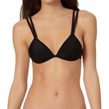 NOBO Juniors Contrast Double Strap Triangle Bikini Top - MEDIUM (7-9), B... - $9.99