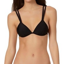 NOBO Juniors Contrast Double Strap Triangle Bikini Top - MEDIUM (7-9), BLACK - £7.82 GBP