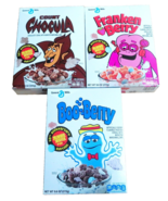 Count Chocula Franken &amp; Boo Berry 50th Anniversary 9.6 OZ Cereal Boxes S... - $15.00