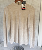Rafaella Sweater Wheat Heather Knit Size XS $69 Retail Super Soft BxDD - $16.12