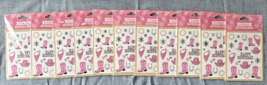 Creative Converting Cowgirl Themed Sticker Sheets Lot of 11 SKU - $56.99