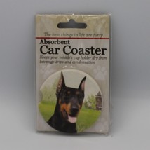 Super Absorbent Car Coaster - Dog - Doberman - £4.27 GBP