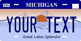 Michigan Novelty Custom Personalized Tag Vehicle Car Auto License Plate - £13.17 GBP