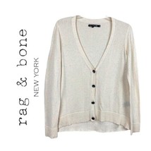 Rag &amp; Bone Women&#39;s Medium Knit Confetti Button V-neck Button Front Cardi... - $34.65