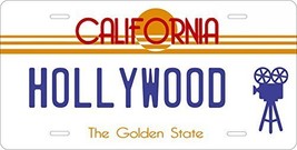 California Hollywood Custom Personalized Tag Vehicle Car Auto License Plate - £13.38 GBP