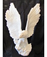 Monumental Italian White Glazed Terra Cotta Eagle Sculpture circa 1960s - €1.450,59 EUR