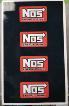 NOS Energy Drink Preproduction Advertising Art Work Black Orange Logo La... - $18.95