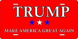 Trump 2016 Novelty Custom Personalized Tag Vehicle Car Auto License Plate - $16.75