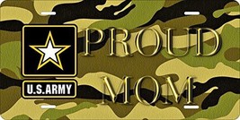 US Army Mom Novelty Custom Personalized Tag Vehicle Car Auto License Plate - £13.34 GBP