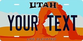 Utah Novelty Custom Personalized Tag Vehicle Car Auto License Plate - £13.35 GBP