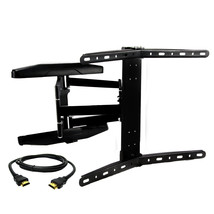 MegaMounts Full Motion Wall Mount for 32-70 Inch Curved Displays with HDMI Cable - £152.00 GBP