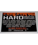 Fatboy Slim Hard Haunted Mansion Concert Promo Ad 2011 Skrillex Boys Noi... - $385.67 MXN