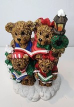Vtg 1995 Hollybeary USA &quot;Just Beary South of The North Pole&quot; Christmas Figurine - £13.23 GBP