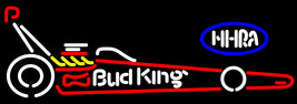NHRA Dragster Bud King Neon Sign - £558.74 GBP