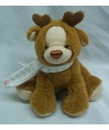 Gund Baby Whimsy Wishes CUTE REINDEER RATTLE 5&quot; Plush Stuffed Animal TOY - $20.47 CAD