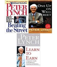 3 Books Set: One Up On Wall Street + Beating The Learn To Earn (English - £24.95 GBP