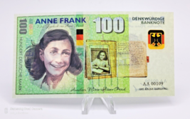 Polymer Banknote: Anne Frank, famous for her diary in the WWII ~ Fantasy - £7.36 GBP