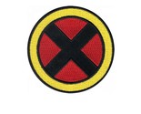 X-MEN IRON ON PATCH 3&quot; Yellow Red Black X Comic Super Hero Embroidered A... - £3.93 GBP
