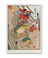 Super Mario Kart Cart 64 Japanese Edo Style Giclee Poster Print Art 12x1... - £58.99 GBP
