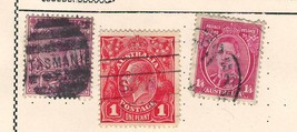 SOUTH AUSTRALIA  Amazing Very Old Used Stamps Hinged/Glued on list - £0.72 GBP