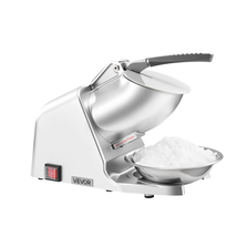 VEVOR Ice Crusher Machine, 286lbs Per Hour Electric Snow Cone Maker, Silver - $44.99