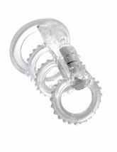 Pipedream Fantasy X-Tensions Vibrating Cock Cage, Clear - $23.68