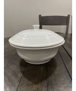 Fiesta HLC USA Covered Casserole w/ Lid 1980s-90s White 2 Qt - €51,03 EUR