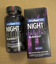 STRIPFAST5000 NIGHT BULLETS BLACKOUT EDITION FOR WOMEN &amp; MEN exp 8/25 - £15.57 GBP