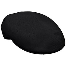 Kangol Headwear Men&#39;s Tropic 504 Flat Cap, Black, Medium  - £90.54 GBP