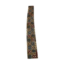 Vintage Ernst Mens Tie Green Geometrical Square End Corporate Academia N... - $49.99