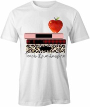 Teach Love Inspire T Shirt Tee Short-Sleeved Cotton School Learning S1WCA940 - £16.47 GBP+