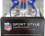 IHIP NFL Sport Ear Buds with In-Line Microphone New york Giant Free Ship... - £11.86 GBP