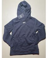 Under Armour Loose Hustle Fleece Hoody Boys YSM Black - $23.51