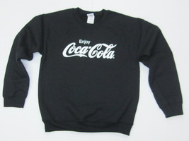 Coca-Cola Enjoy Black Sweatshirt   Medium - $12.38