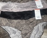 Warners Womens Hipster Underwear Panties Polyester Blend 3-Pair Lace (D)... - $22.02