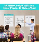 Sticky Easel Pad 25 in x 30 in Flip Chart Paper Sticky Chart Paper for T... - $78.76 CAD