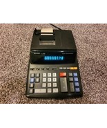 Sharp EL-2196BL Electronic Calculator 12 Digit 2 Color Printer Black - $47.86 CAD