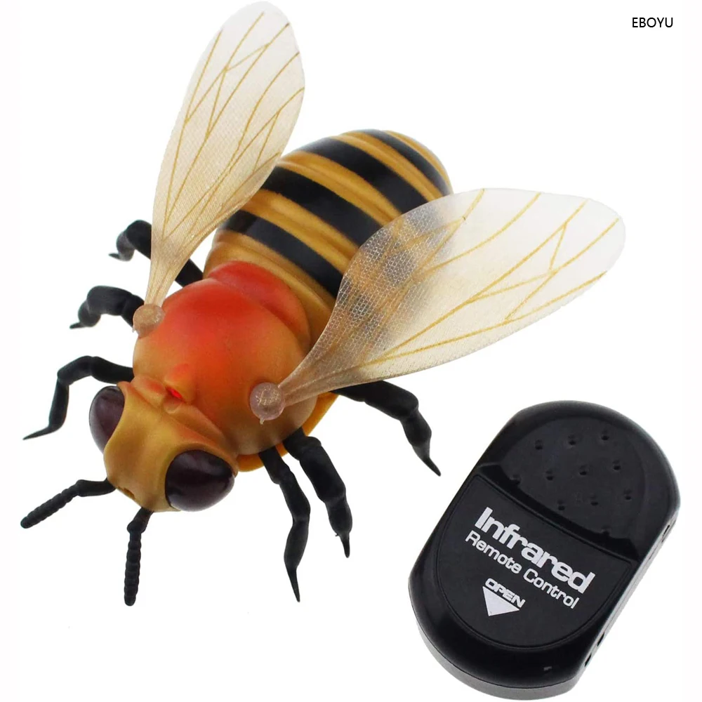EBOYU Infrared RC Bee Kids Infrared Ray Remote Control Bees Realistic Fake bee - £16.92 GBP