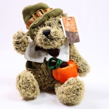 Dan Dee Thanksgiving Pilgrim Teddy Bear With Pumpkin Collectors Edition With Tag - £5.45 GBP