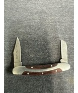 Winchester 2008 Limited Edition Wood Inlay 2 Blade Folding &amp; Fixed Blade... - £13.22 GBP