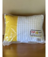 Lego x Target Knitted Toss Pillow Yellow/White HTF  Colors! FREE Shipping! - £50.09 GBP
