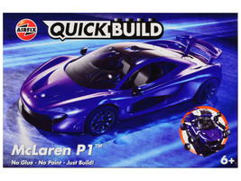 Skill 1 Model Kit McLaren P1 Purple Snap Together Painted Plastic Model Car - £22.25 GBP