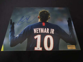 Neymar Jr Signed 8x10 Photo EUA COA - £29.56 GBP