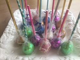 Neon Colors Cake Pops. Baby Shower, Birthday and more - $25.00+