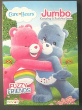 Care Bears Fuzzy Friends Coloring &amp; Activity 11&quot;x8&quot; Jumbo Book Made In USA - £5.83 GBP