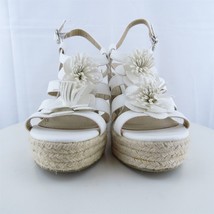 Boston design Women Gladiator Shoes  White Synthetic Buckle Size 8.5 Medium - £15.78 GBP