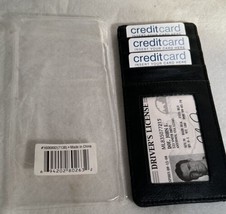 Unique New Innovage Mens Slim Front Pocket Wallet Credit Card ID Holder ... - £10.25 GBP